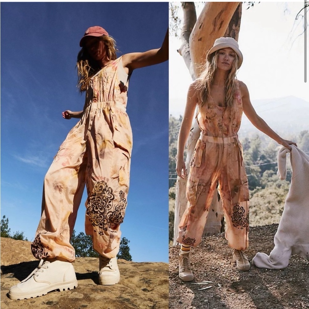 NEW FREE PEOPLE - Colorburst One Piece jumpsuit Size XS , Size M - Picture 3 of 9